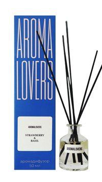Аромадифузор AROMALOVERS Strawberry & Basil 50мл 2176808936 фото
