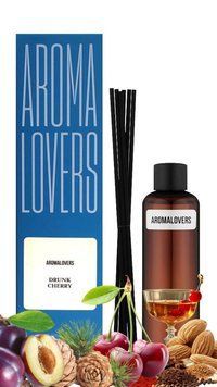 Наповнювач для аромадифузору Aromalovers П'яна Вишня 100 мл + палички ARL2100000026 фото