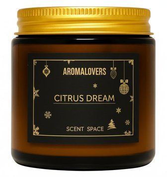 Ароматична соєва свічка AMBER CITRUS DREAM 120мл id_1365 фото