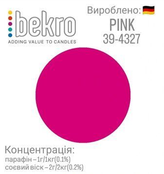 Рожевий барвник для свічок Bekro 10г 39-4327 фото